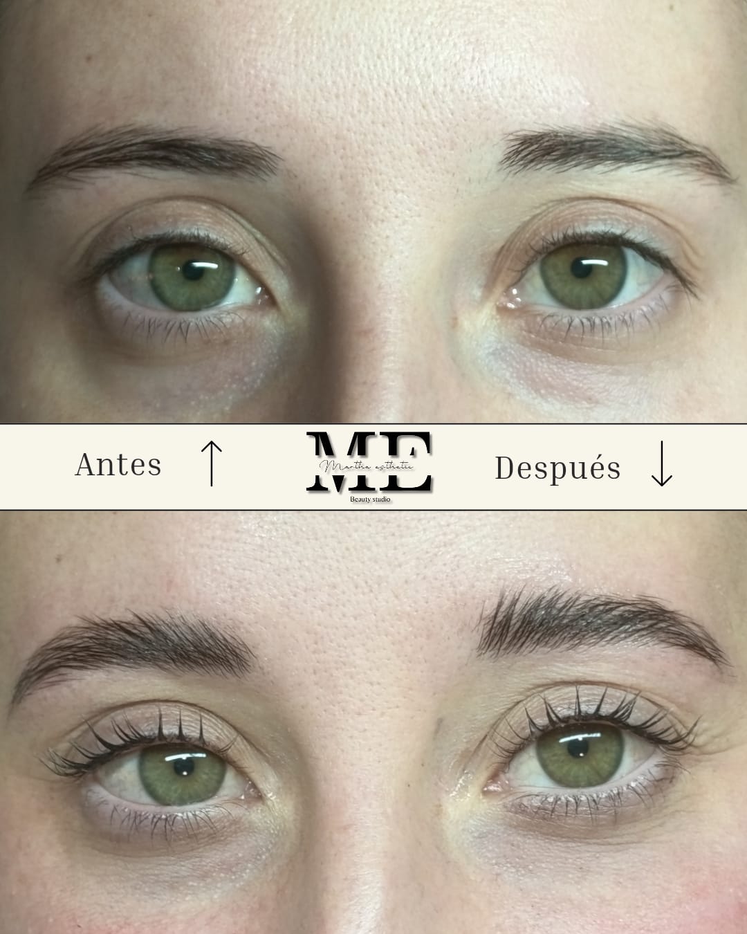 Lifting de pestañas y laminado de cejas